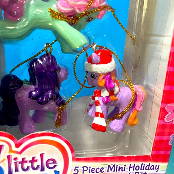 My Little Pony Holiday My Little Pony Nwt Vtg 204 5 Piece Mini